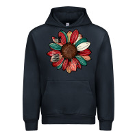 Navy Christmas sunflower Urban Hoodie - CowhideDigitalArt