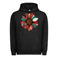 Pigment Black Christmas sunflower Urban Hoodie - CowhideDigitalArt