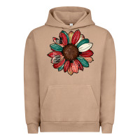 Pigment Burro Christmas sunflower Urban Hoodie - CowhideDigitalArt