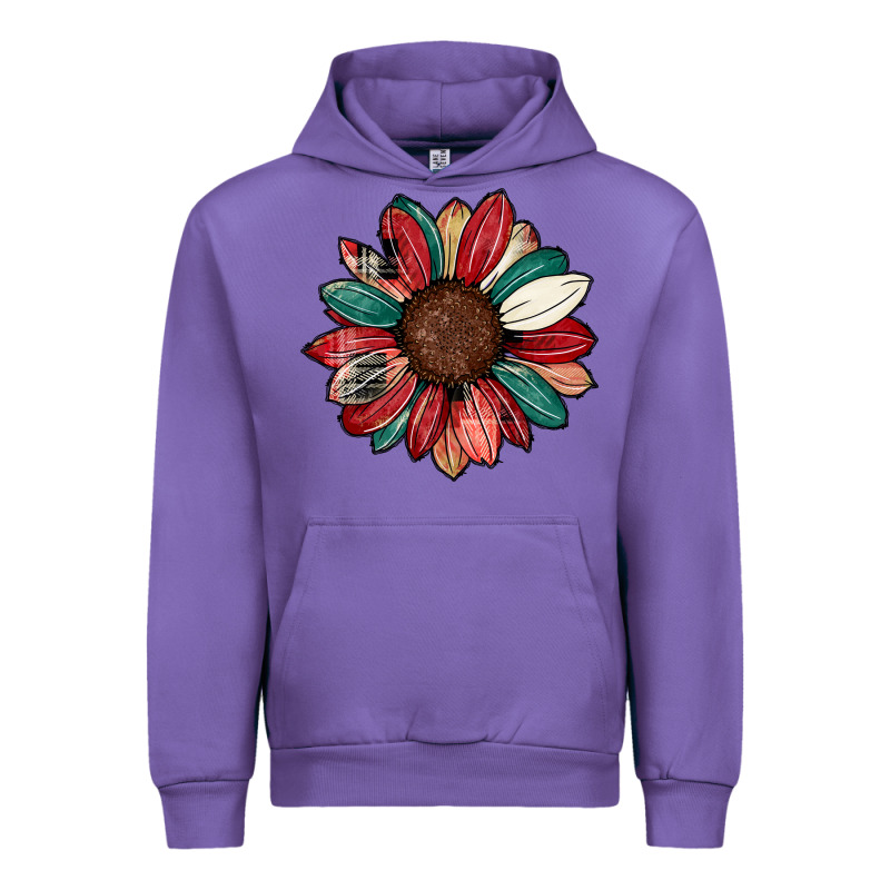 Christmas Sunflower Urban Hoodie by CowhideDigitalArt | Teevron