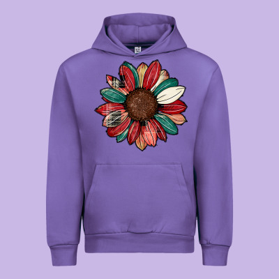 Christmas Sunflower Urban Hoodie Designed By Cowhidedigitalart