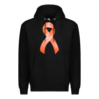 Black kidney cancer ribbon fa element Premium Hoodie - FaDigitalArtStudio