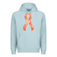 Blue Mist kidney cancer ribbon fa element Premium Hoodie - FaDigitalArtStudio