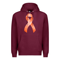Burgundy kidney cancer ribbon fa element Premium Hoodie - FaDigitalArtStudio