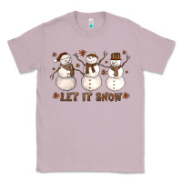 Lilac Let It Snow Snowmen Classic Tee - LillyAllenDesigns