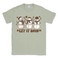 Matcha Let It Snow Snowmen Classic Tee - LillyAllenDesigns