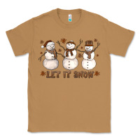 Toasted Coconut Let It Snow Snowmen Classic Tee - LillyAllenDesigns