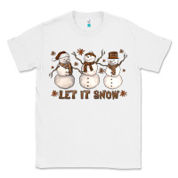 White Let It Snow Snowmen Classic Tee - LillyAllenDesigns