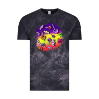 Cloud Black halloween candy  patches Vintage Tee - BundleAndBundleShop