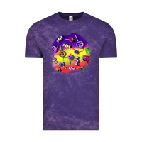 Cloud Purple halloween candy  patches Vintage Tee - BundleAndBundleShop