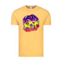 Vintage Mustard halloween candy  patches Vintage Tee - BundleAndBundleShop