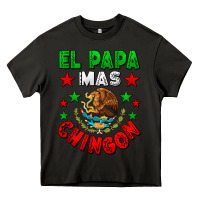 Asphalt El Papa Mas Chingon Mexican Heavy Core Tee - LillyAllenDesigns