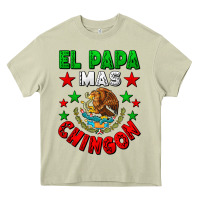 Mossy El Papa Mas Chingon Mexican Heavy Core Tee - LillyAllenDesigns