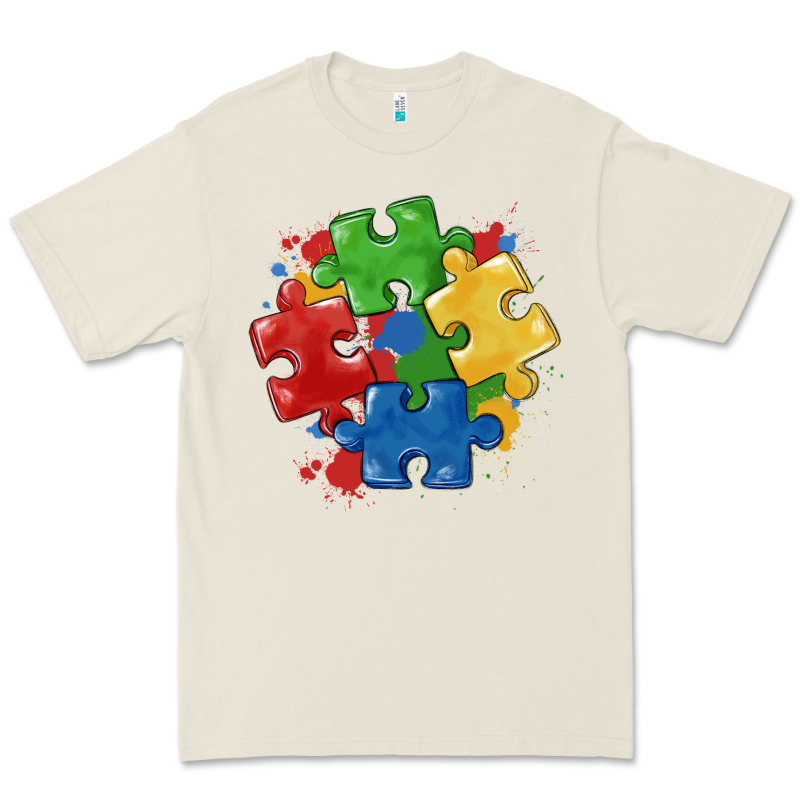 Autism Puzzles Premium Tee by MaliasSmallBusiness | Teevron
