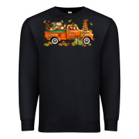 Black thanksgiving truck with gnome bbs Premium Sweatshirt - BundleAndBundleShop