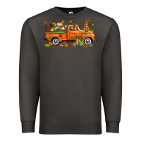 Smoke thanksgiving truck with gnome bbs Premium Sweatshirt - BundleAndBundleShop