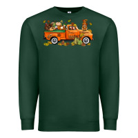 Sports Green thanksgiving truck with gnome bbs Premium Sweatshirt - BundleAndBundleShop