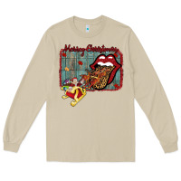 Mushroom Merry Christmas Lips Santa Long Sleeve Tee - Bettercallsaul