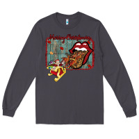 Smoke Merry Christmas Lips Santa Long Sleeve Tee - Bettercallsaul