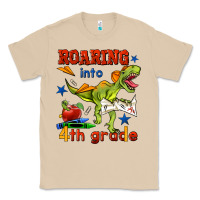 Mushroom roaring into 4th grade Classic Tee - BundleAndBundleShop