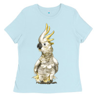 Baby Blue Cockatoo Bird Ladies Tee - LillyAllenDesigns