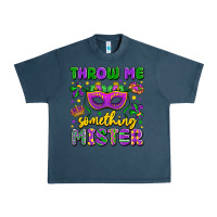 Midnight Navy throw me something mister Urban Heavy Tee - LillyAllenDesigns