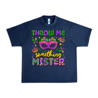 Navy throw me something mister Urban Heavy Tee - LillyAllenDesigns