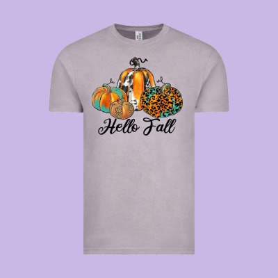Hello Fall Vintage Tee Designed By Jahusdesignshop