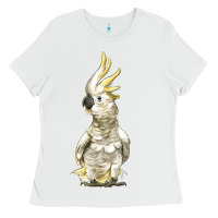 White Cockatoo Bird Ladies Tee - LillyAllenDesigns