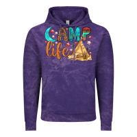 Cloud Purple Camp Life Vintage Hoodie - BundleAndBundleShop