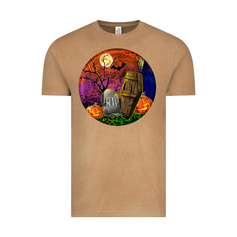 Halloween Round Vintage Tee by BundleAndBundleShop | Teevron