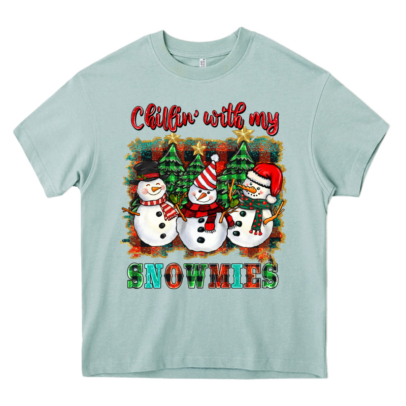 Chillin With My Snowies Heavy Core Tee by BarkalooDesign | Teevron