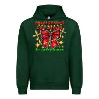 Forest Green festive christmas message with crosses Urban Hoodie - CowhideDigitalArt