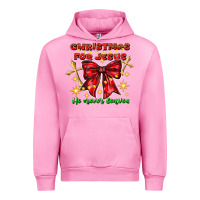 Fuchsia Pink festive christmas message with crosses Urban Hoodie - CowhideDigitalArt