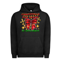 Pigment Black festive christmas message with crosses Urban Hoodie - CowhideDigitalArt