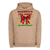 Pigment Burro festive christmas message with crosses Urban Hoodie - CowhideDigitalArt