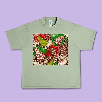 Little Debbie Tree Cakes Leopard Urban Heavy Tee Designed By Jahusdesignshop