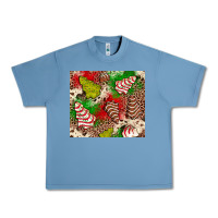 Pebble Blue little debbie tree cakes leopard Urban Heavy Tee - JahusDesignShop