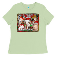 Matcha merry christmas goats Ladies Tee - Jasminsmagicworld