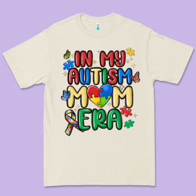 In My Autism Mom Era Premium Tee Designed By Maliassmallbusiness