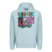 Blue Mist long live the cowgirls olivia Premium Hoodie - OliviaCreatesArt