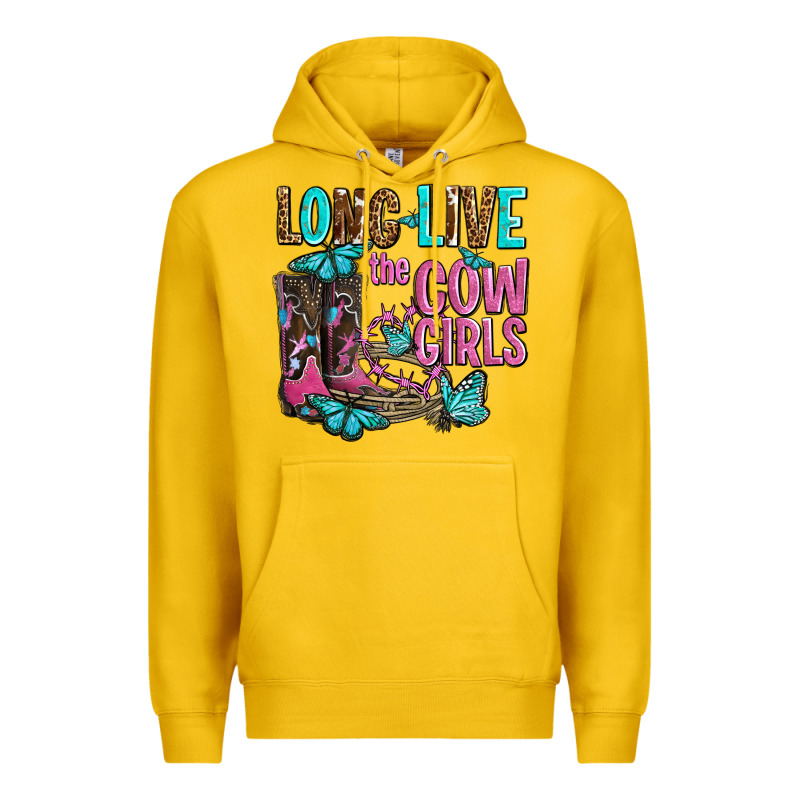 Long Live The Cowgirls Olivia Premium Hoodie by OliviaCreatesArt | Teevron