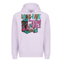 Lilac long live the cowgirls olivia Premium Hoodie - OliviaCreatesArt