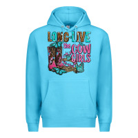 Ocean Blue long live the cowgirls olivia Premium Hoodie - OliviaCreatesArt