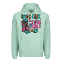 Seafoam long live the cowgirls olivia Premium Hoodie - OliviaCreatesArt
