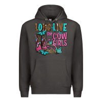 Smoke long live the cowgirls olivia Premium Hoodie - OliviaCreatesArt