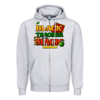 Heather Grey Black Teacher magic Zipper Hoodie - HowdyJamesFarm