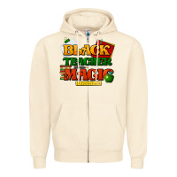 Sandshell Black Teacher magic Zipper Hoodie - HowdyJamesFarm