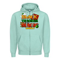 Seafoam Black Teacher magic Zipper Hoodie - HowdyJamesFarm
