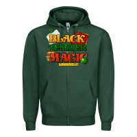 Sports Green Black Teacher magic Zipper Hoodie - HowdyJamesFarm